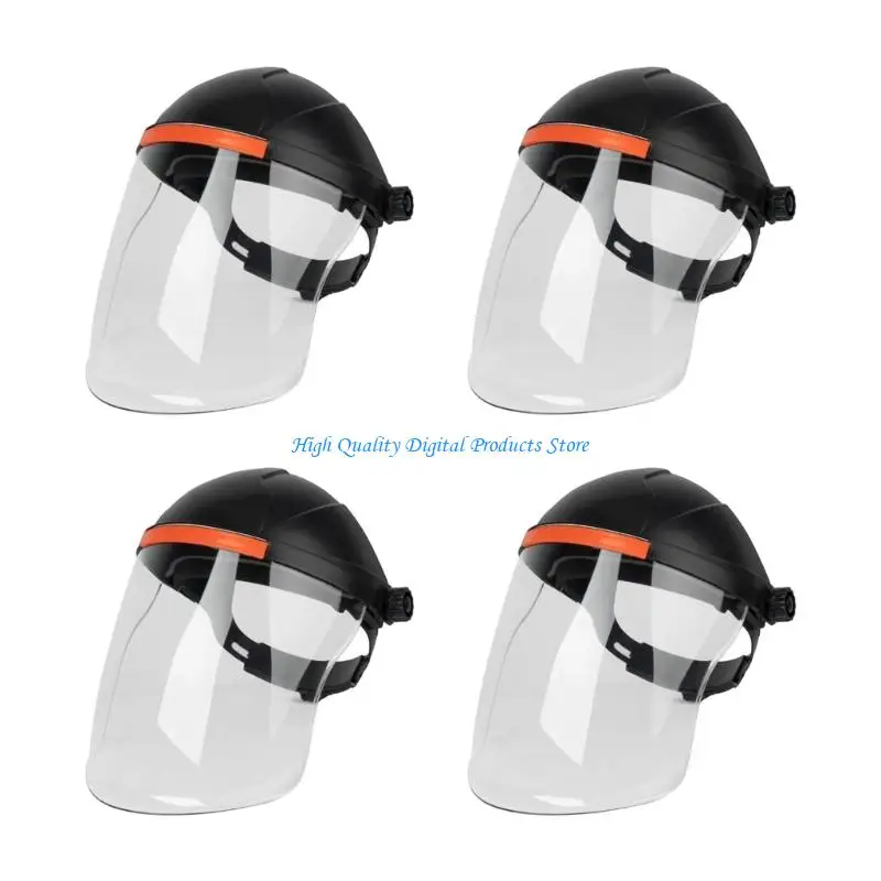 U2JE Adjustable Work Face Mask Guard 4 Pack for Cutting and Yard Tasks