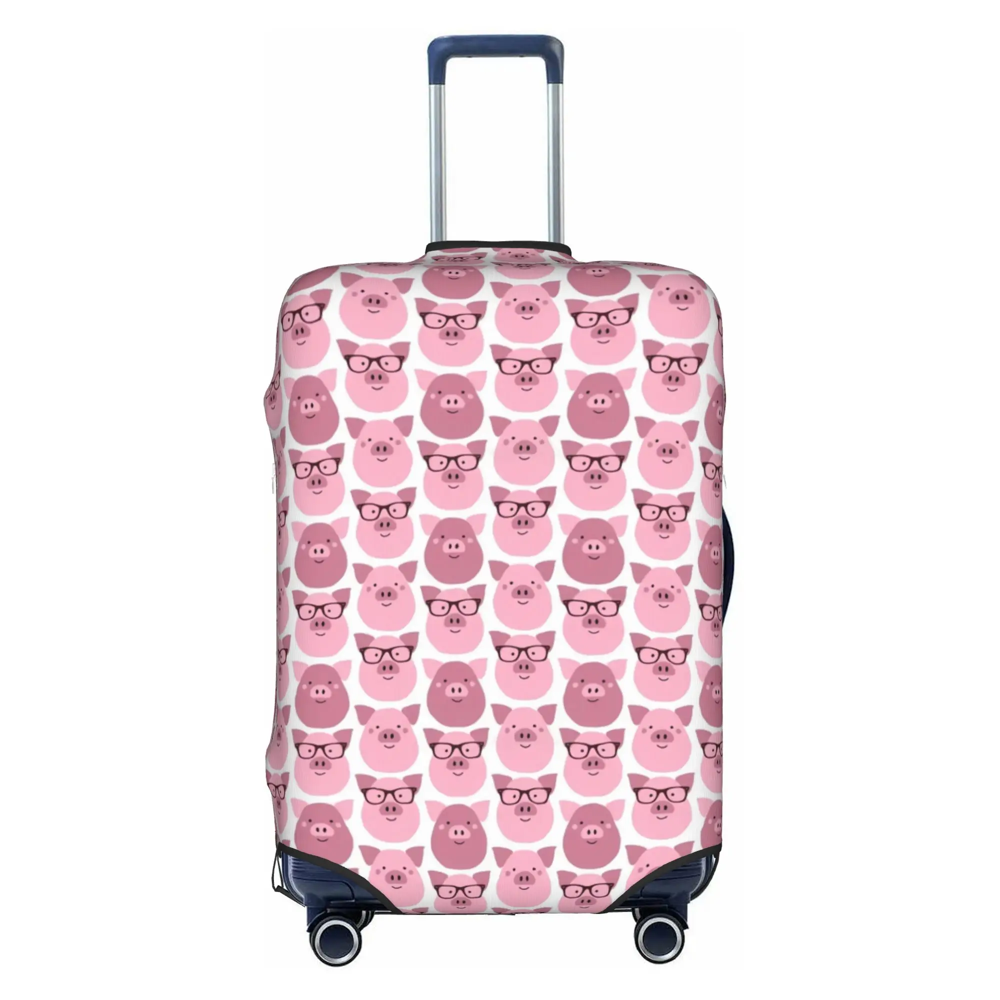 Funny Colourful Creative Pig Printed  Luggage Cover Protector Cute  Travel Suitcase Covers for 18-32 Inch