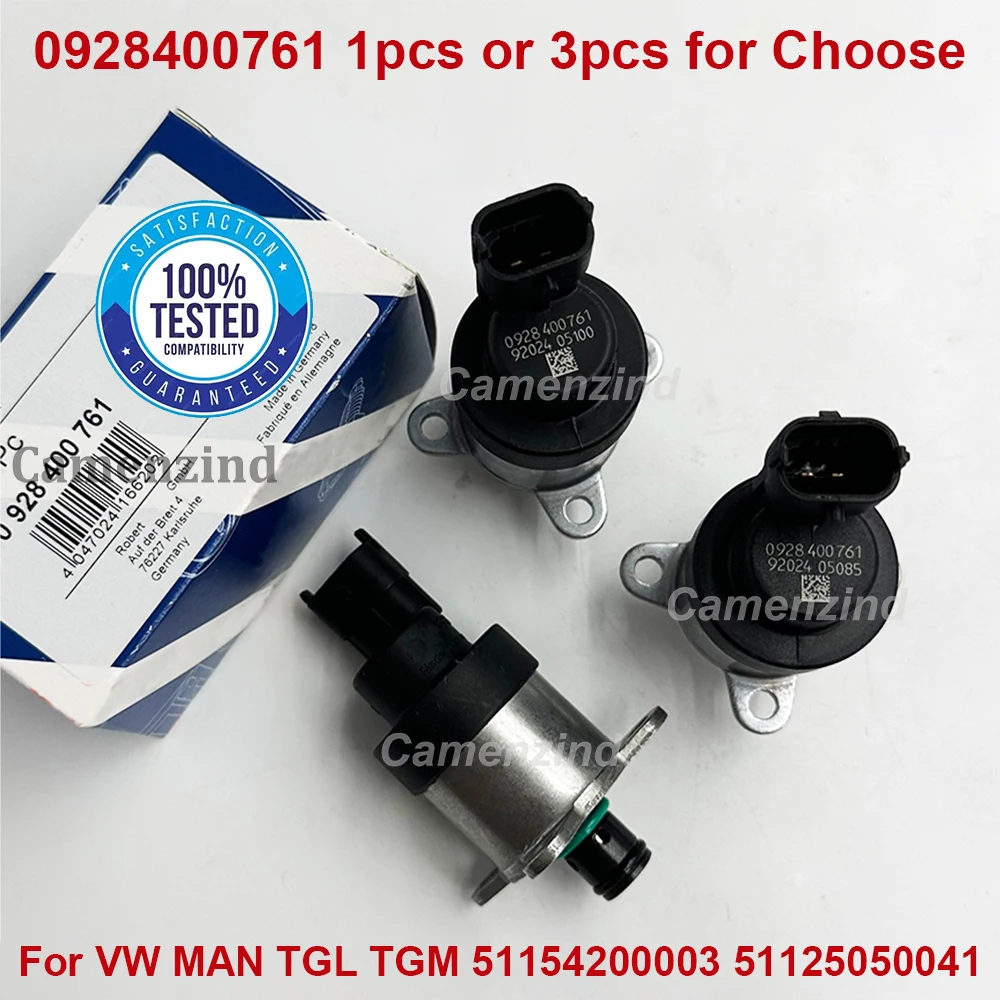 

1/3 шт. 0928400761 928400761 Новый клапан регулировки давления топлива Common Rail для VW MAN TGL TGM 51154200003 51125050041 07W127615
