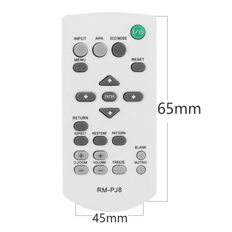 Universal RM-PJ8 Projector Replacement Remote Control for Sony RM-PJ5/PJ6/PJ10/PJ12/PJ1 Wireless Remote Controller