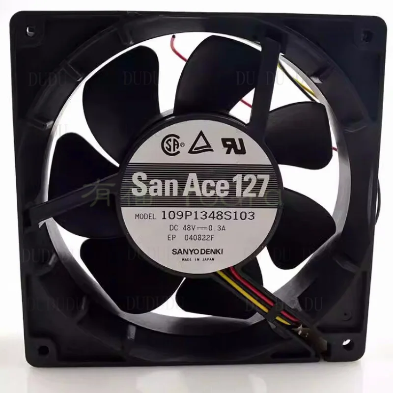 Z for 109P1348S103 Double Ball Bearing Cooling Fan DC 48V 0.3A 3Pin 12738 127*127*38mm
