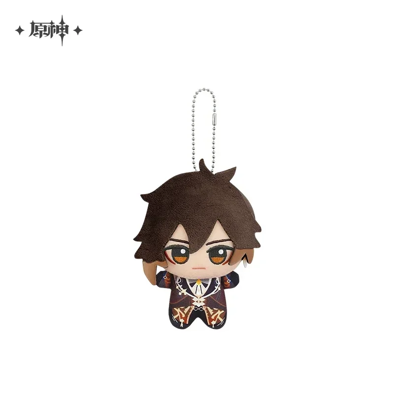 Game Genshin Impact Official Merch miHoYo Original XXGNM Series Plush Keychain Pendant Tartaglia Zhongli Venti