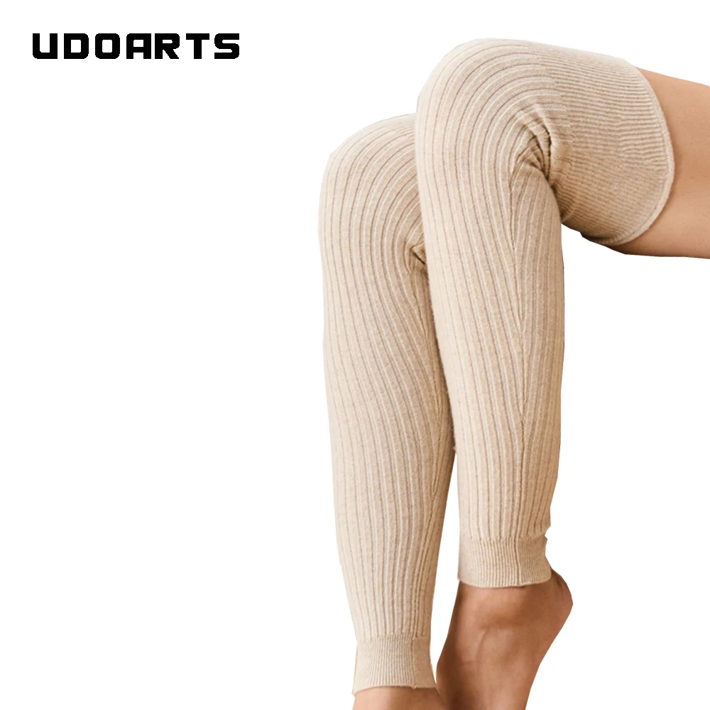 

UDOARTS 100% Cashmere Knee Support / Leg Warmers (1 pair)(Line Version)