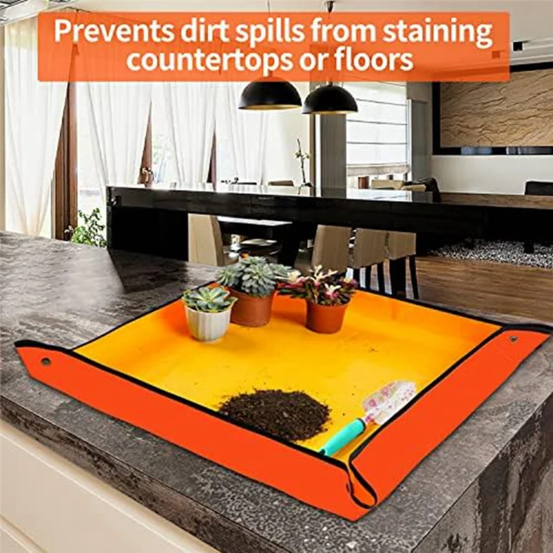 

Plant Mat Set Used For Indoor Plant Transplantation And Soil Messy Control Can Be A Gift For Plant Lovers-B09B