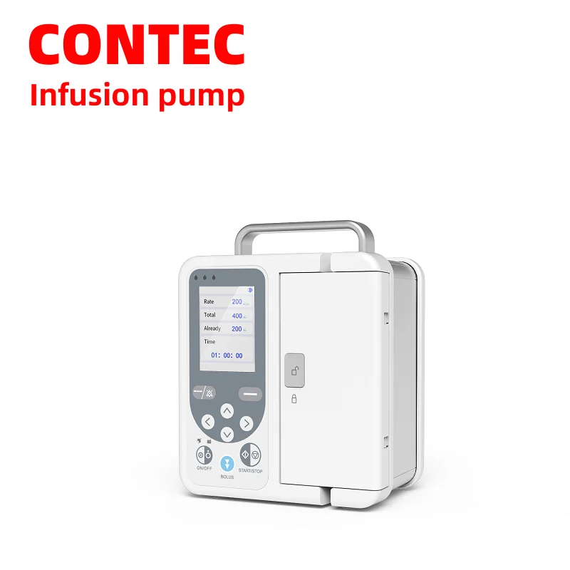 

CONTEC SP750 Infusion pump real-time alarm Large LCD Display Volumetric IV Fluid Syringe Pump (Human or Veterinary Use）