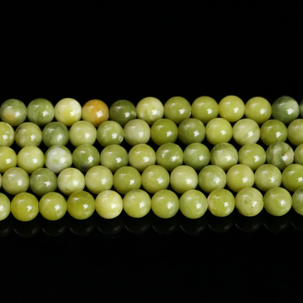 1 Strand Light Color Natural Southern Jade Bead Round Loose Beads 4 6 8 10mm for Jewelry Making DIY Necklace Bracelet Accessory