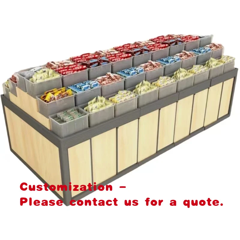 custom.Commercial Snack Display Spices Rack Supermarket Nuts Displays Racks Grains Display Rack