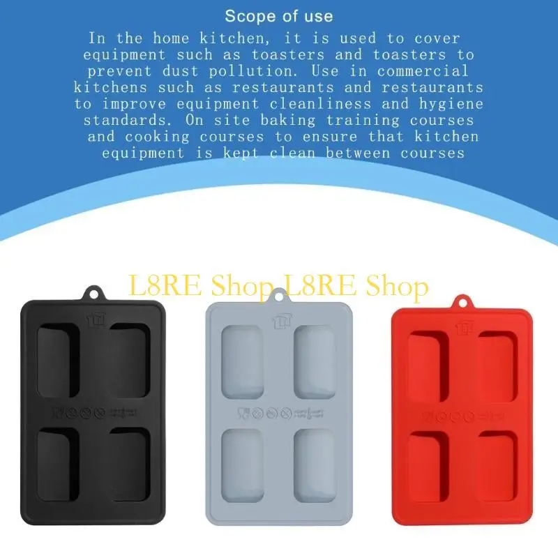 L8RE Silikon obejmuje okładkę producenta chleba odpowiednich dla tosterów i maszyn do chleba