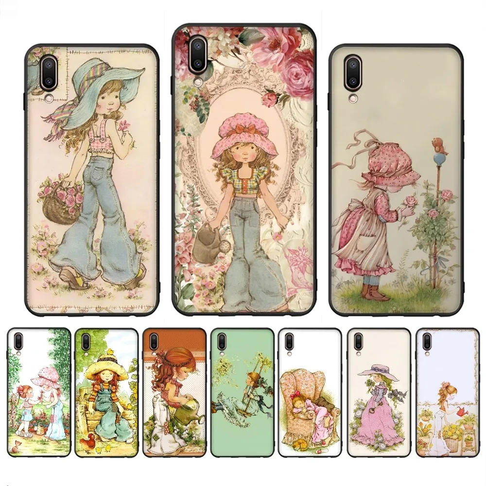 S-Sarah K-Kay Girls Cute Phone Case For Redmi Note 4 X 5 A 6 7 8 T 9 9S 10 11 11S 11Epro Poco M3 Pro