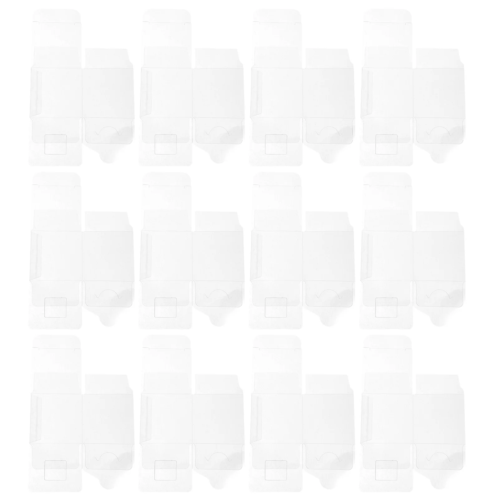 

50 pcs Plastic Packaging Box 5X5X5Cm Clear Transparent Pvc Box For Candy Cupcake Gift Wedding Party Favor Craft Diy Assembly