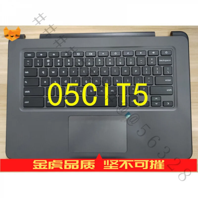 AXC+For Dell Chromebook 3400 Laptop Brand New Palmrest Upper Shell With US Keyboard & Touchpad P/N 05C1T5 Complete Top Assembly