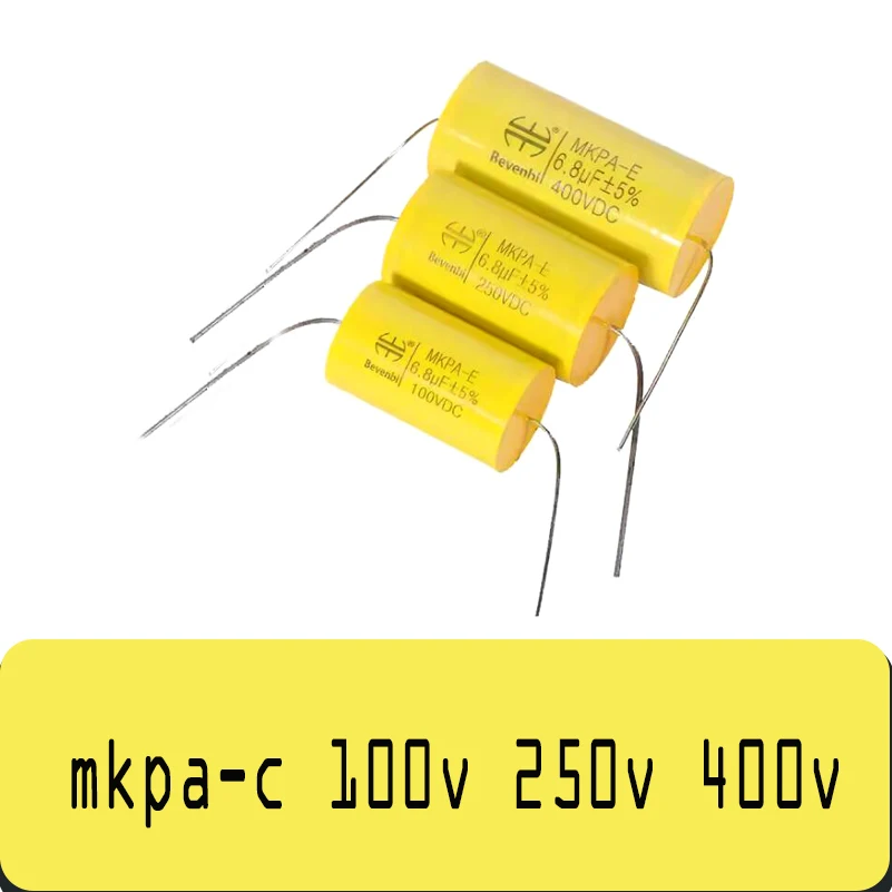 

100% original BEVENBI 2PCS polypropylene infinite capacitor 0.1UF-47UF audio frequency divider axial MKP100V250V400V