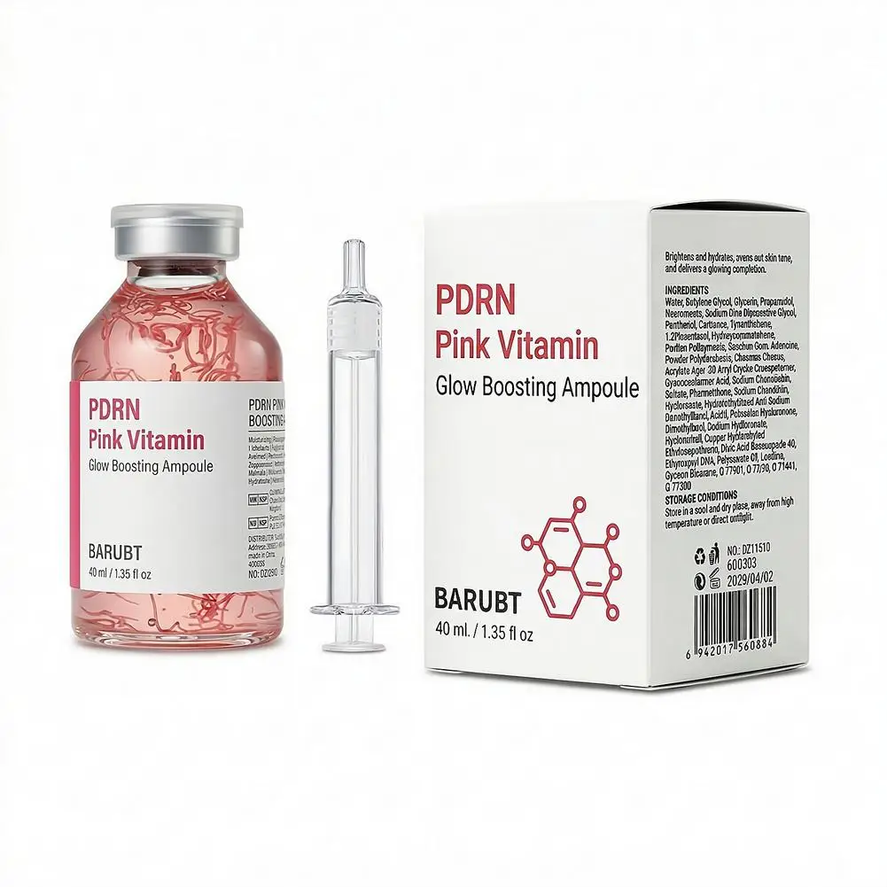 Glow Intensive PDRN Ampoule Serum,  Deep Collagen Peptides Serum for Face Firming Moisturizing Repair Barrier Hydrating Skincare