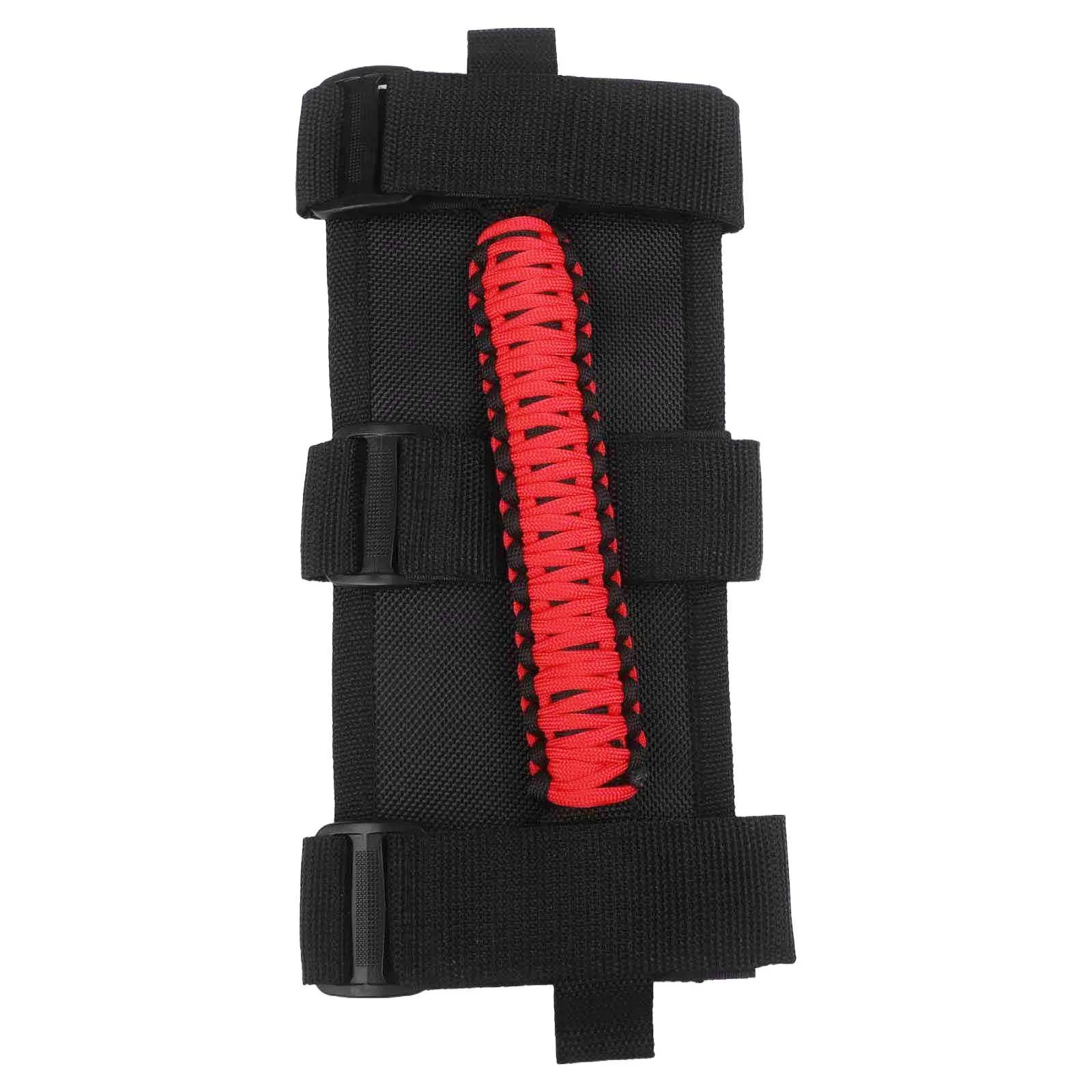 

For Wrangler 4 Pack Grab Handles with Nylon Straps and Alloy Buckle Designed for Passenger Roof Handrail Stability