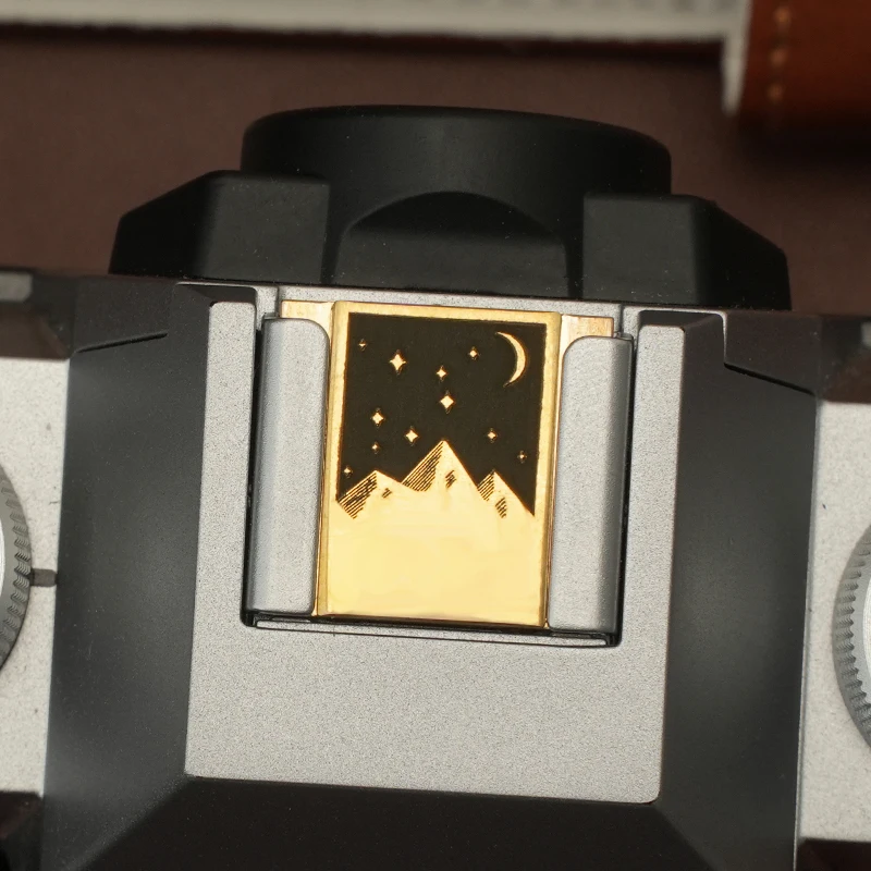 النحاس غطاء الحذاء الساخن زر الإصدار ل Fujifilm XT5 XT20 100Vi 100V XT30 XT50 لايكا