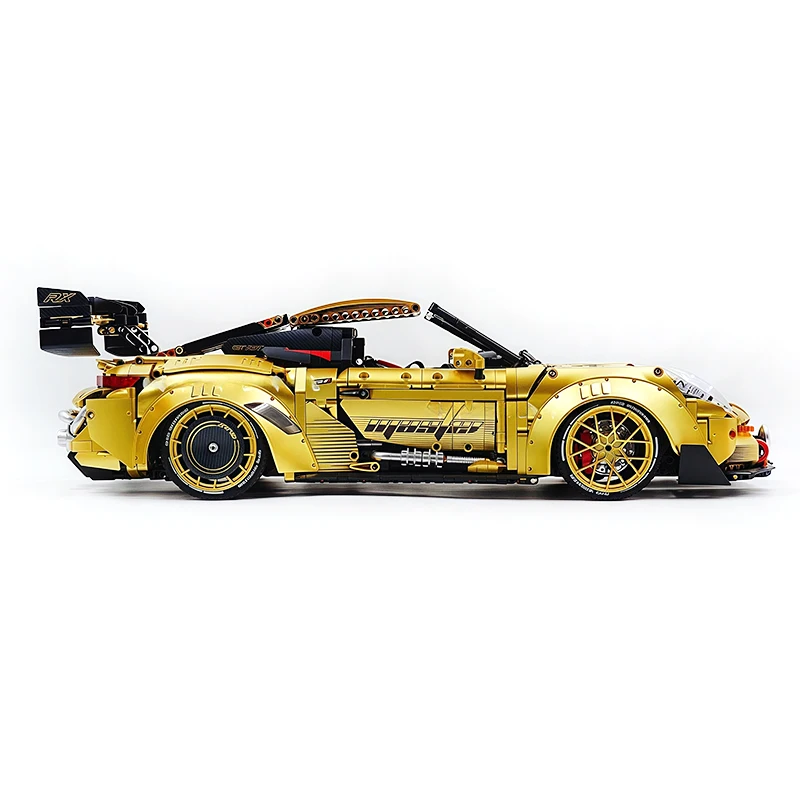 3824 stücke GULY 10640 MOC Technische Fernbedienung Sport Auto Bausteine Ziegel Montage Modell Kinder DIY Spielzeug Weihnachten Geschenk
