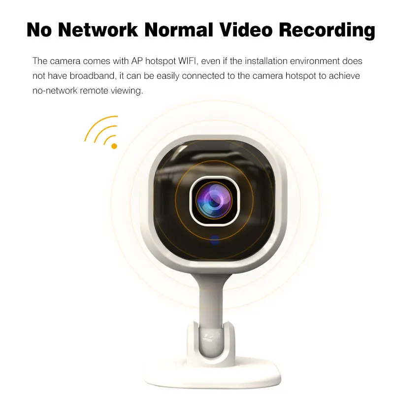 HD night vision two-way intercom mini camera home smart mobile remote camera Wireless WiFi security monitoring probe