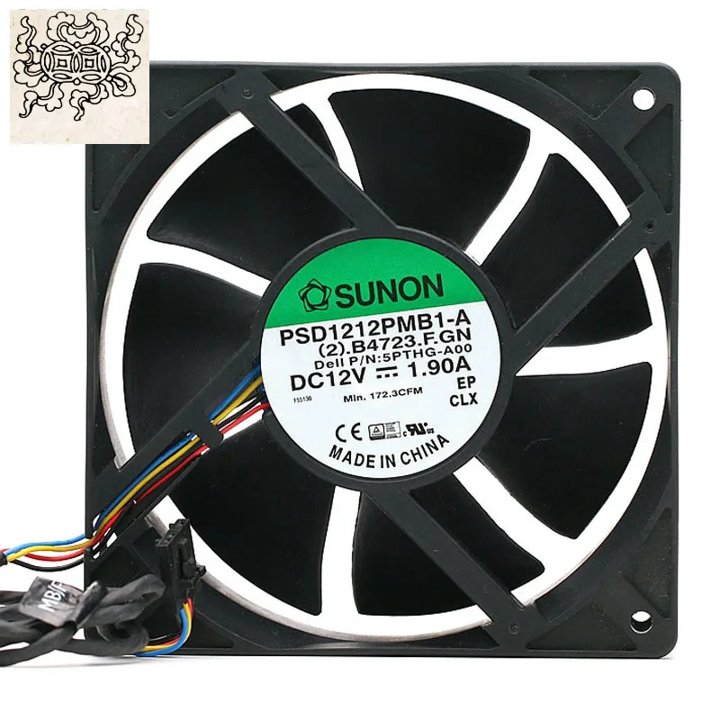 Jinlingge for  Sunon PSD1212PMB1-A (2) .B3010.F.GN 12V 15.5W 120*120*38mm industrial axial cooling fan 120mm