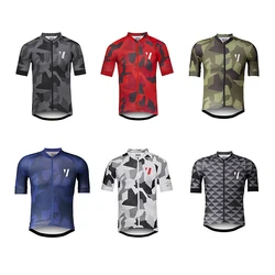 New VOID cycling ultra-thin road cycling milk silk quick-drying slim square color matching short-sleeved cycling suit
