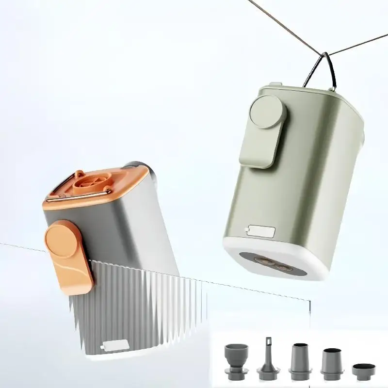 Mini Portable Air Pump With 1300mAh Battery USB Rechargeable To Inflate Deflate For Pool Floats, Air Bed, Vacuum Storage Bags view 5