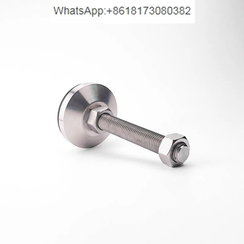 Усиленная опорная ножка из нержавеющей стали серии KC-2276 с антискользящим покрытием и вибропоглощающей чашкой