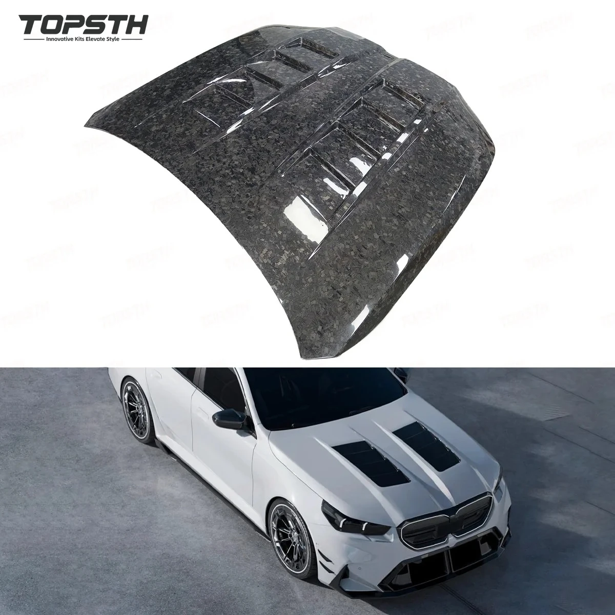 

Высококачественный капот двигателя ODM OEM из углеродного волокна для BMW M5 G90 G99 TT, легкий автомобильный капот, обновление, новое состояние