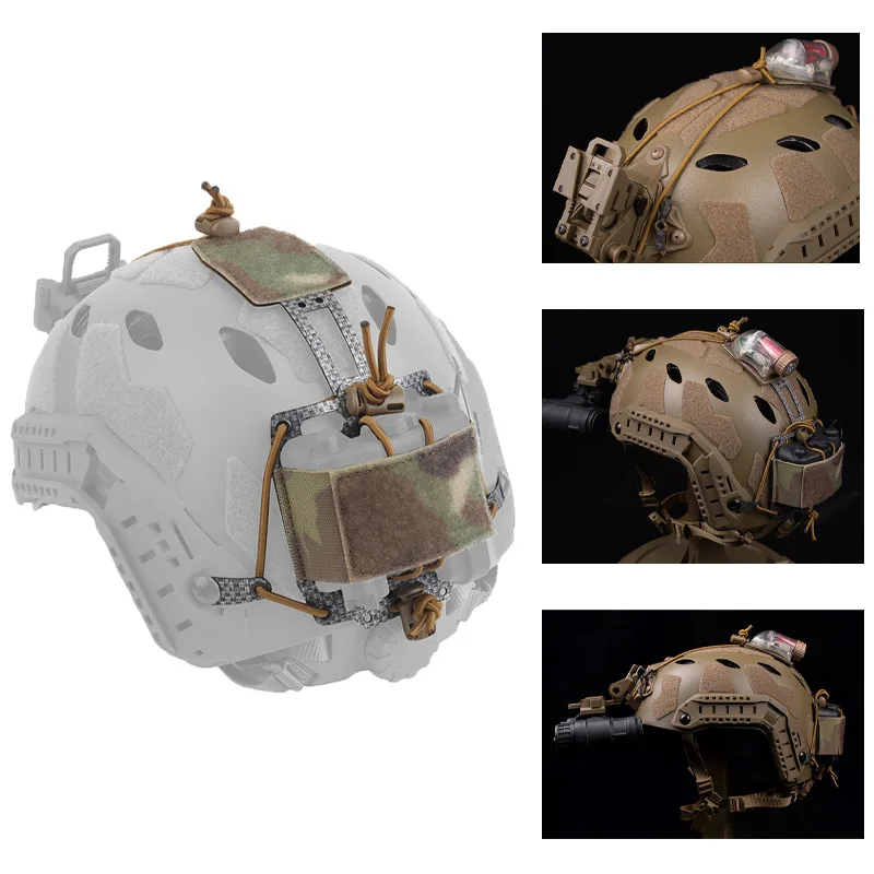 

OPHIDIANTAC аккумулятор ночного видения, сумка для шлема, несколько охотничьих шлемов, подходит для эластичного регулируемого снаряжения