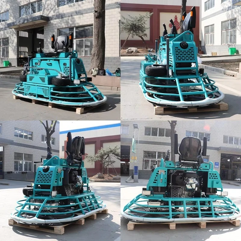 New Design Engine 100cm 120cm Floor Leveling Machine Concrete Trowel Ride-On Power Trowel for Sale