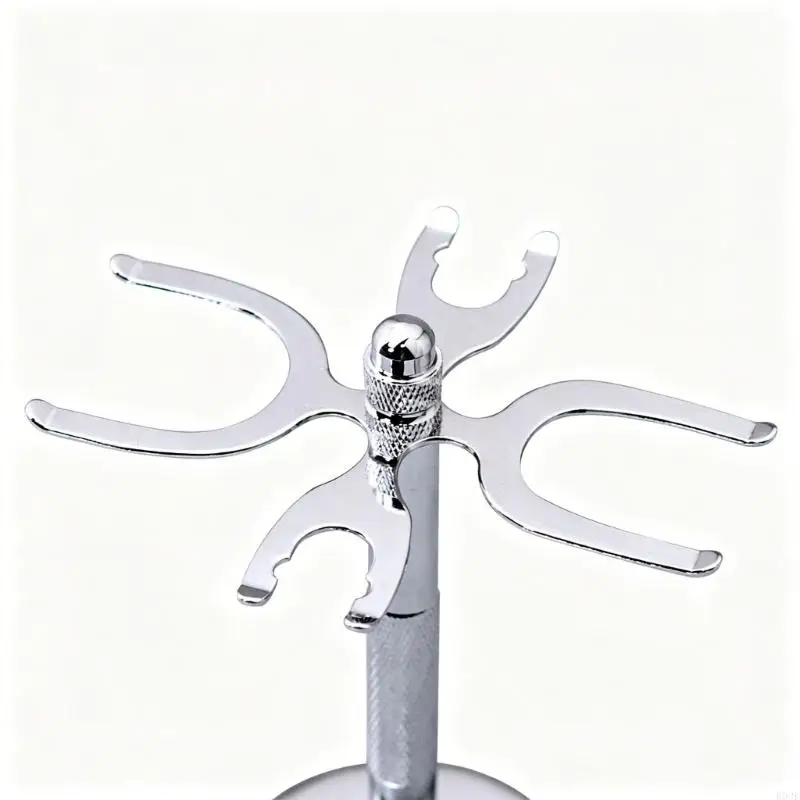 Zinc Alloy Shaving Accessories Stand For Bathroom Counter Razors Brush Holder Easy Install Storage Rack B03E
