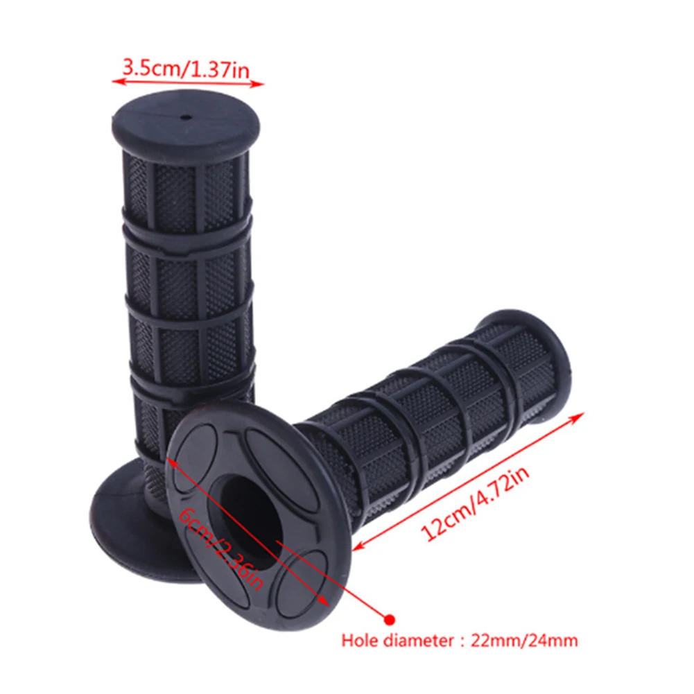 Soft Rubber Moto Handlebar Universal 22/24MM Scooter Grips Bar Motorbike Handle Bar For Protaper Grip Motorcycle Accessories