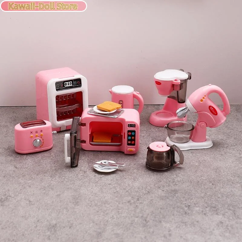 

1Set 1:12 Dollhouse Miniature Coffee Machine Egg Beater Home Appliances Decor Toy Doll House Accessories