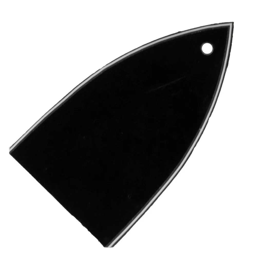 High Quality Truss Rod Cover Parts & Accessories Easy To Install For Electric Guitars White & Black 1.72x0.98x0.07Inch