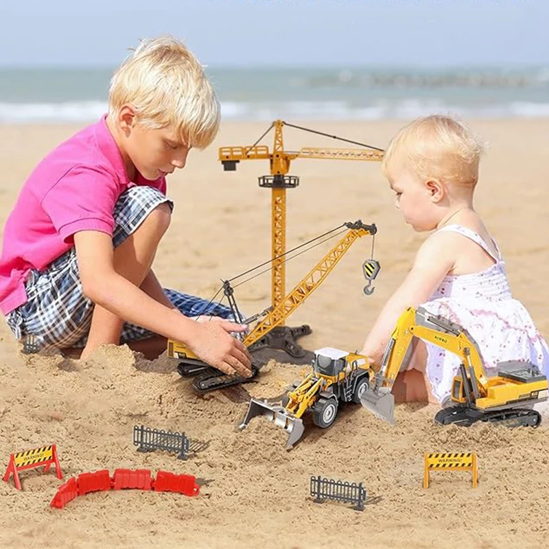 

1:55 сплав + пластик, трактор, экскаватор, бульдозер, кран, модель грузовика, литой под давлением инженерный автомобиль, игрушки для детей, коллекция подарков