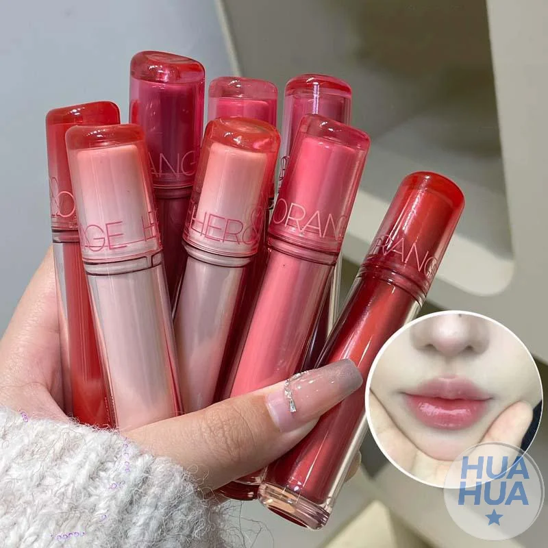 مرآة كريستال ملمع الشفاه ماكياج ضوء الماء الزجاج الشفاه الصقيل ممتلئ الجسم مقاوم للماء هلام الشفاه تينت أحمر الشفاه ترطيب الجمال الشفاه