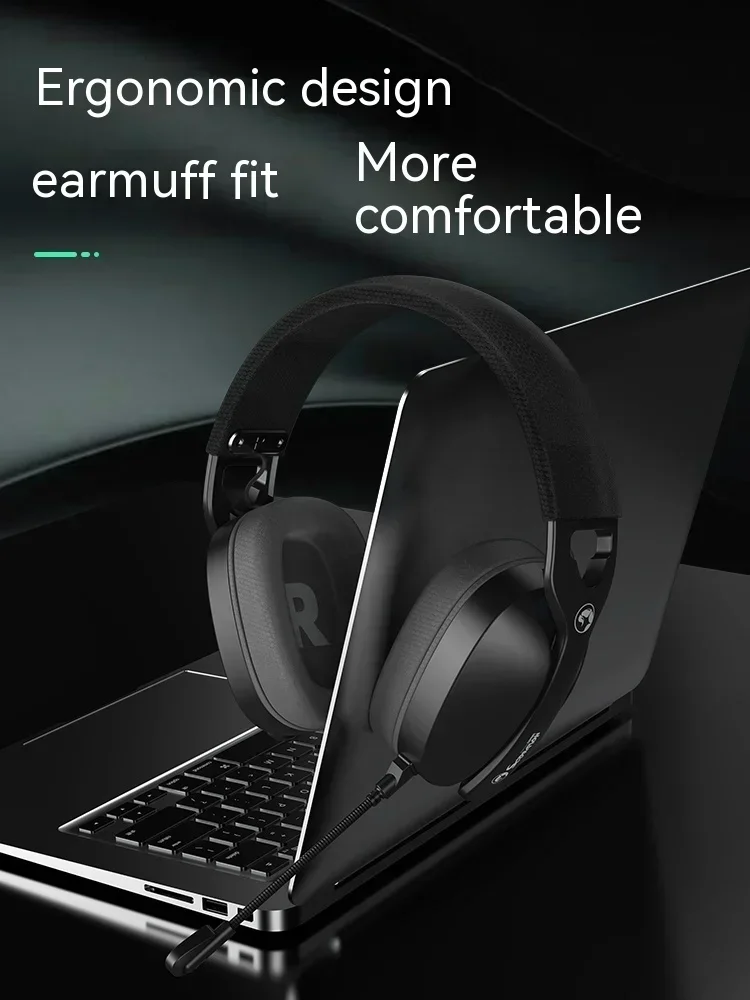 Monka Marvo Gt30 Wireless Headphone Three Mode E-Sports Headset Lightweight Headphones Earphone Ergonomic Pc Gamer Accessories