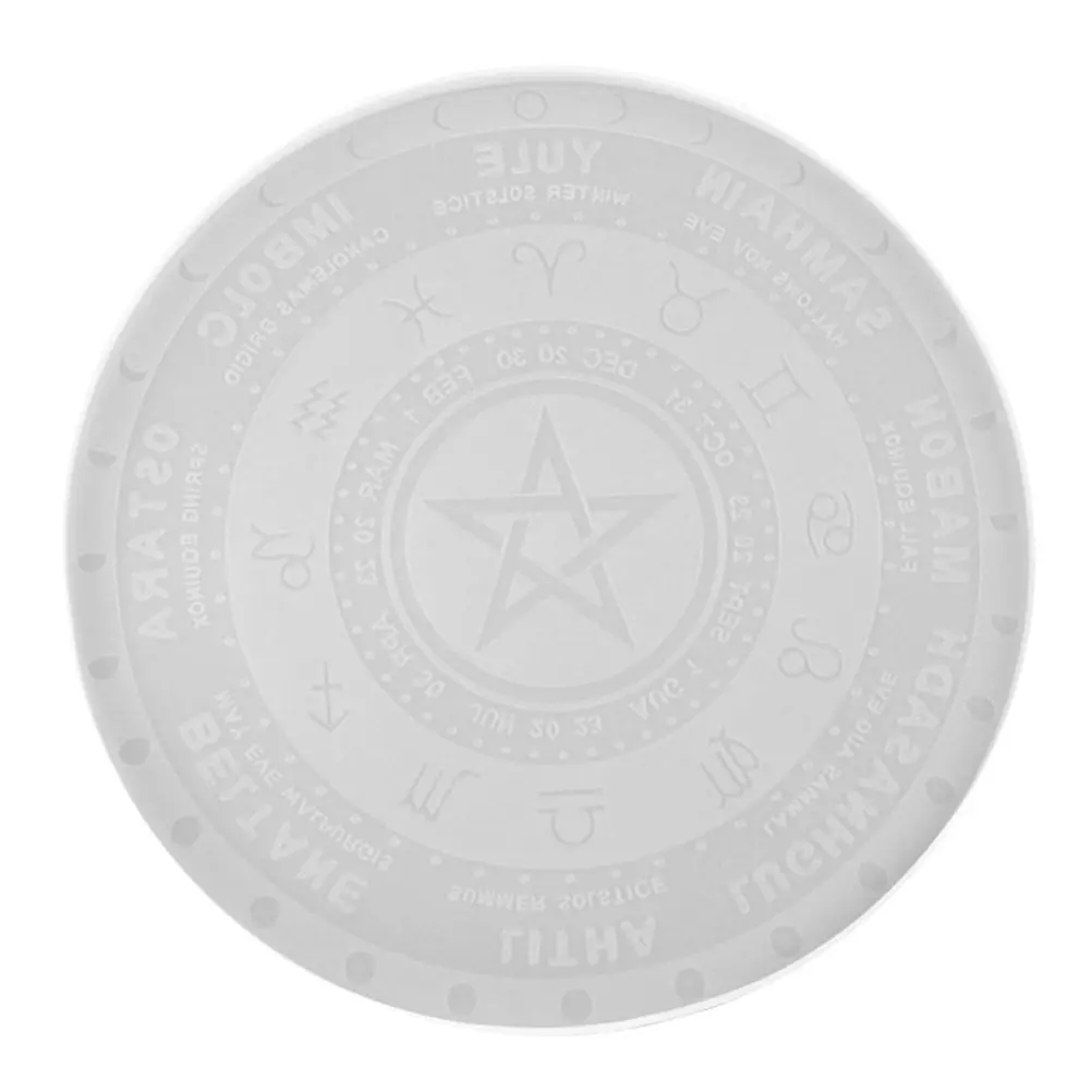 

Divination Mirror Shape Silicone Mold Creative DIY Simple Crystal Epoxy Mold Handmade Tray Silicone Die Lightweight
