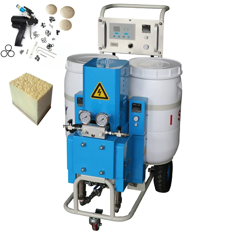 Portable Small High Pressure PU Polyurethane Insulation Foam Mixing Spray Making Machine For Sale Price