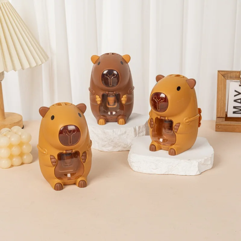 Kids Mini Water Dispenser Toy Cute Water Juice Milk Drinking Fountain Simulation Cartoon Kitchen Toys for Boys Girls Gift