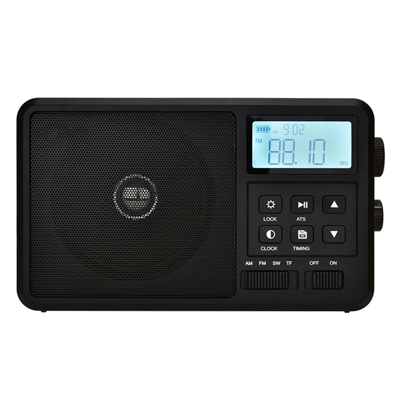 Portable Internet Radio Best Reception FM Wireless Bluetooth Radios Speaker LCD Screen Support Alarm Clock Sleep Timer UK Plug