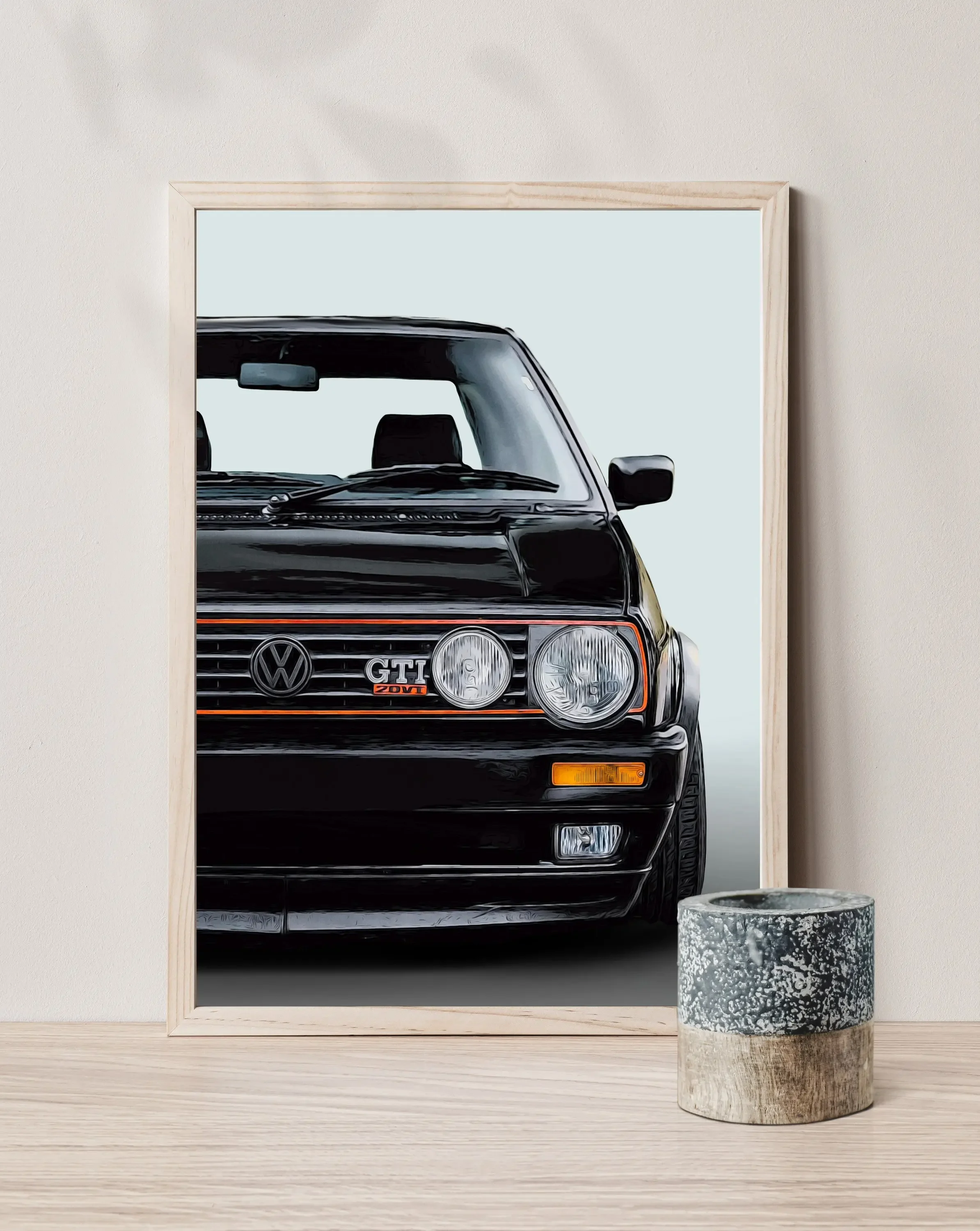 Triad Scandinavian Vintage Car Wall Art HD Canvas Oil Painting Posters and Prints Home Bedroom Living Room Decor Gift