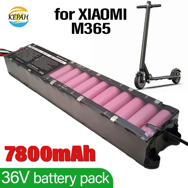 36V Li-ion Battery, For Xiaomi M365 and M356 Pro Dedicated Battery Packs, 7800mAh, Original Battery Pack, with a Range of 30KM