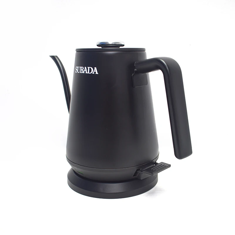 SUBADA Electric Kettle Gooseneck Temp Control & Hold Mode Fast Pour-Over Coffee & Tea Premium Stainless Steel Matte Black Finish