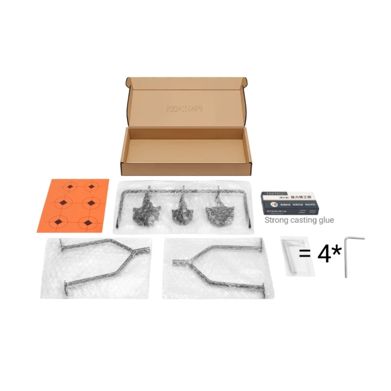 Zlangsports Rotating Metal Target Stand 3 Shooting Training Iron Targets for Airsoft Air Rifle Air Pistol Training view 4