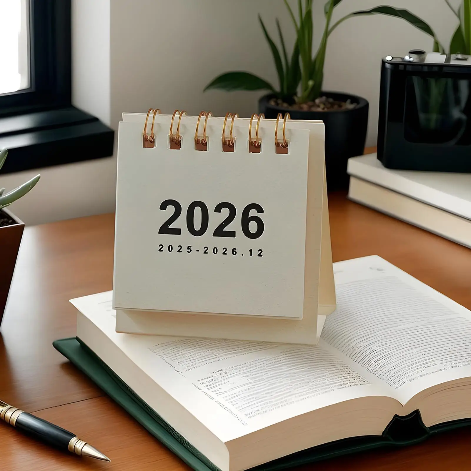 2026년 달력 탁상달력 2026년 1월부터 2026년 12월까지 2026년 일일 스케줄러 종이 계획 정리 연간 플래너 사무실