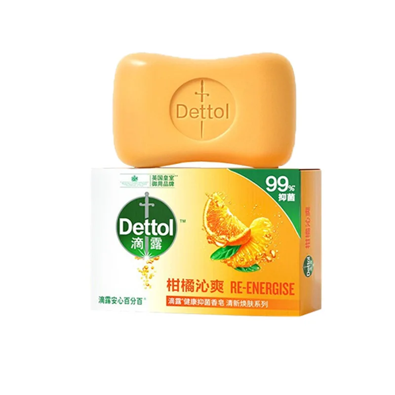 Мыло Dettol/Dettol 115г увлажняет и питает/растения/сосна/цитрусовое/мятовое