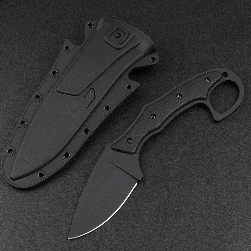 

KB 2491 Portable Fixed Blade Bread Cutter Fruit Peeler Lightweight Suitable for Outdoor Camping Hiking Emergency Self-defense