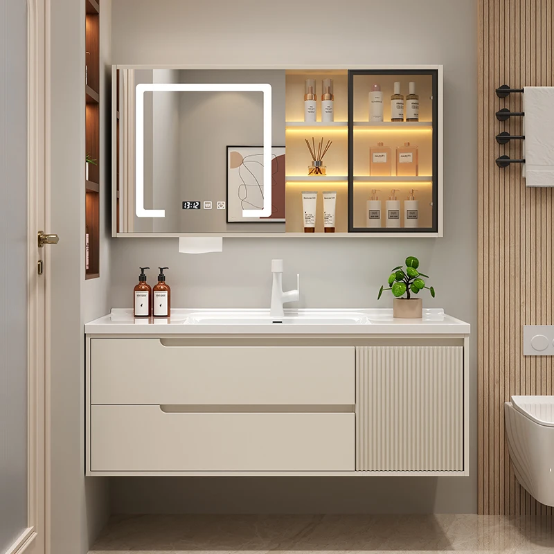 

Ceramics Intelligence Bathroom Cabinets Toilet Washbasin Vintage Vanity Bathroom Cabinets Drawer Storage Muebles Home Furniture