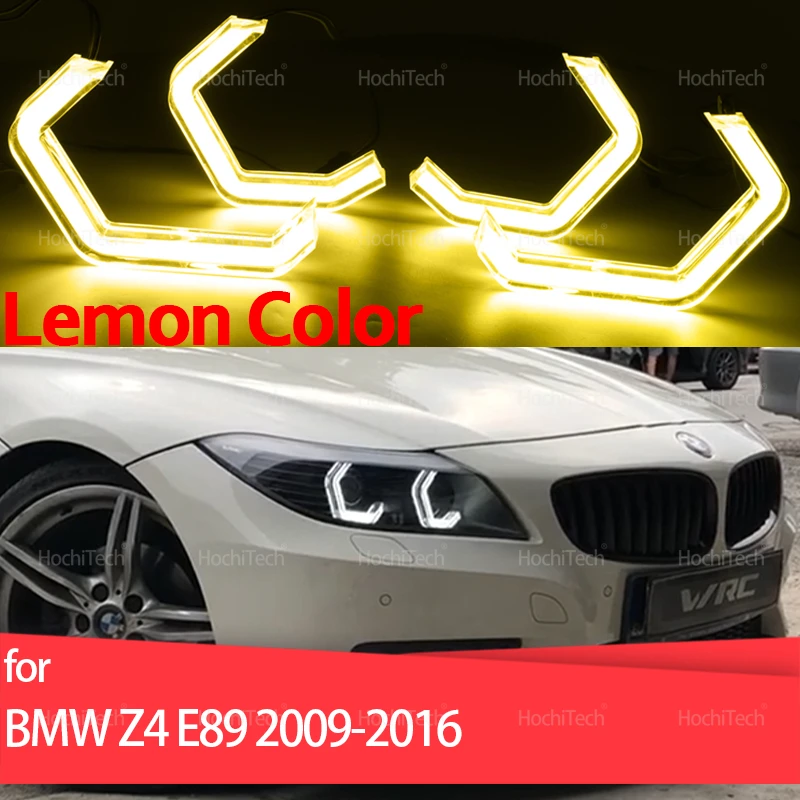 

Excellent Day Light Lemon Yellow M4 Style Led Angel Eyes Kit Rings for BMW Z4 E89 SDrive18i 20i 23i 28i 30i 35i 2009-2016