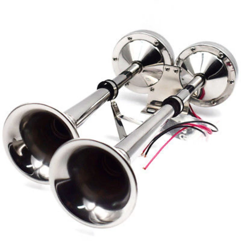 Wholesale 12V Double Trumpets SS304 Ship Electric air Horn