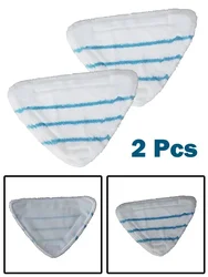 2pcs =Washable Mop Cloths For BELDRAY BEL0636 Microfibre Steam Cleaner Mop Pads  Household Supplies Cleaning Steam Cleaner